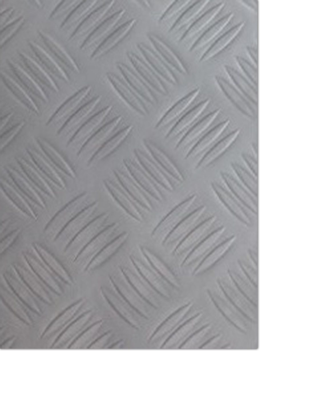 Rollo de suelo vinilico de PVC con diseño Checker de color gris