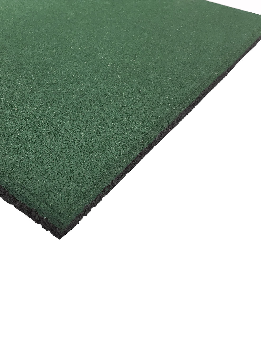 Loseta de caucho verde 100x100 cm